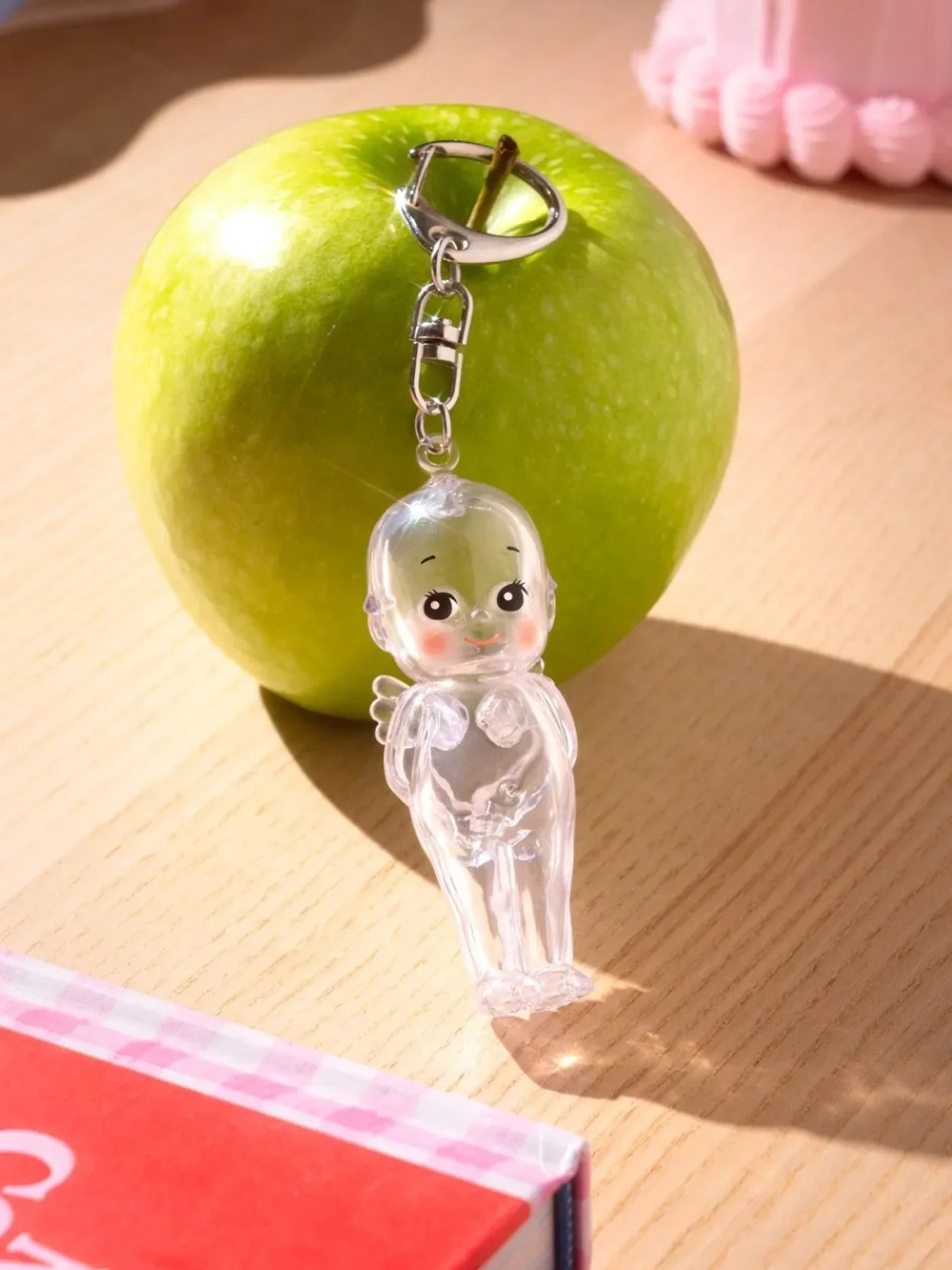 Smoko Kewpie® Clear Figural Keychain NEW WITH TAGS NWT